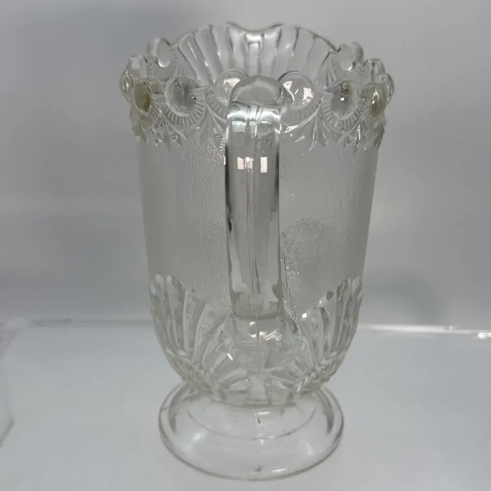 Antique Westmoreland Shell and Jewel (also known as Victor) pitcher. Art Deco ⬇️